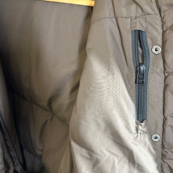 Quince Responsible Down Puffer Jacket Hot Fudge Womens Size S Minimalist Warm - Picture 7 of 12